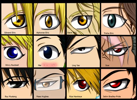 full metal alchemist eyes